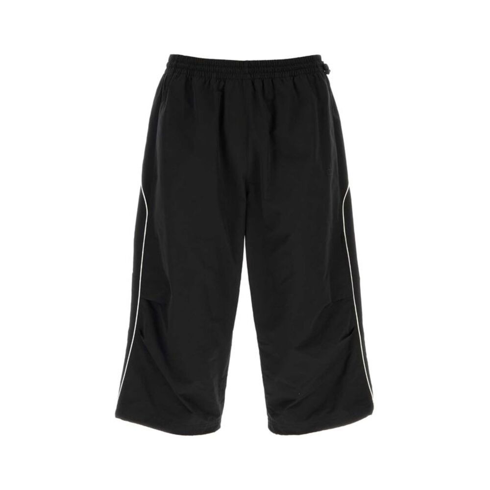 Gucci Men Black Cotton Blend Bermuda Shorts